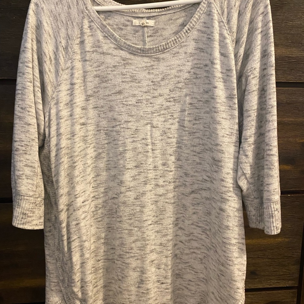 Maurices Heather Gray Knit Top